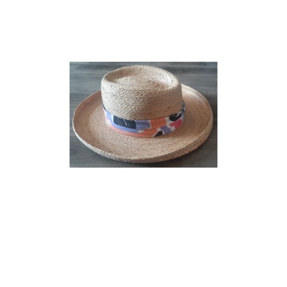Biltmore Raffia Leisure Natural Hat Medium - Picture 1 of 6
